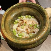 一石三鳥 別邸 - 桜鱒の炊き込みご飯