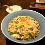 くりやん - ニラ玉もやし丼