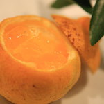 クッチーナ イタリアーナ ガッルーラ - 三宝柑のパンナコッタ　スプマンテのジュレ