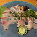 目黒 懐炉 - シマアジ刺身