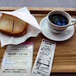 EXCELSIOR CAFE Barista - モーニングセット　580円　　90分以内