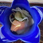 Sanryoutei - サーモンと野菜酢の物❣️