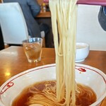 麺屋あした - ストレート麺