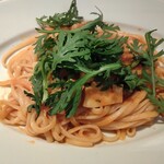 パレルモ - 日替わりパスタランチ¥1,100-　イカと春菊のアラビアータ