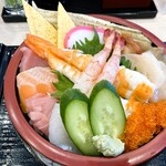 Kaisenzushi Shiogamakou - 平日30食限定：海鮮ちらし※シャリ大盛り無料