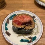 奥 - マグロと千瓢の太巻き