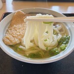 Teuchi Udon Shimizuya - ごわごわの柔らかい麺( ºωº )✨
                        出汁は若干塩味が強い気がするけどほぼほぼ気にならない。