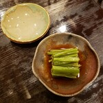 Ichibun - 茎山葵のお浸し　200円