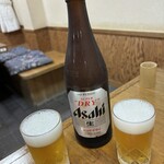 五右衛門茶屋 - ビール（中瓶）で乾杯！