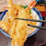 丼丼亭 - 大海老の天ぷら