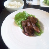 鉄板 松阪屋 - 松坂牛カルビランチ(980円)ハンバーグと同額