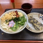 242161433 - かけうどん小 290円　しいたけ天 130円