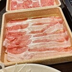 しゃぶ葉 秋田広面店 - 豚バラ肉