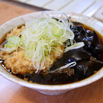 川一 - ゲソそば＠税込650円＋きくらげ＠税込120円