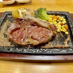 ステーキ宮 - 《若姫牛リブロースステーキランチ》