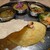 エリックサウス - 料理写真:・Lunch Curry Platter 1100円
          ＋ Today's Special 92円 ×2
          