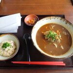 Isonomiya - 鯛だしカレーそば（鯛めし付き）￥800