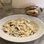 TRATTORIA AL SODO  - パスタランチで生パスタ（ブロッコリー、ベーコン、パルミジャーノ）