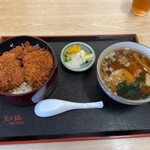 食事処知佑 - ソースカツ丼セット