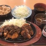 Tonkatsu Maruki - どてロースカツとメンチカツ定食
