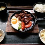 Kumamotosakura - サイコロステーキ定食