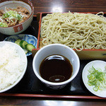 Yabusoba - もつ煮セットもり800円