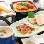 あなご料理専門店 青島 - 青島あなご尽くしコース　　　　　※ランチでは提供していない各種あなご料理と季節の１品料理もコースに織り交ぜる為、1年を通してお楽しみ頂けます。