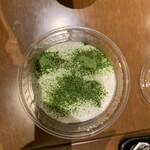 242183329 - 抹茶オーレを上空から。