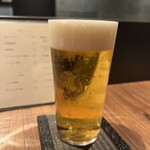 Washoku Shinkuro - 最初は生ビール