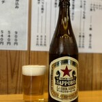Abechan - サッポロラガービール（中）　720円