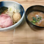 Mendokoro Arisa - 豚骨地鶏魚介つけ麵味玉　1000円