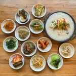 1일 1조 한정! 【한국 순회 특선 런치 코스 B ¥ 3,500】 식사와 셀프 화이트 닌의 유익한 세트 ◎