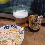 Kamakura - お通し、瓶ビール@500円