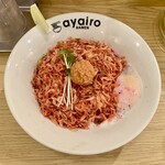 ayairo - 春のさくらあえ麺with博多スパイシーキャビア2024  ※限定メニュー