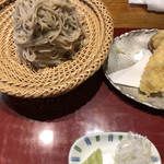 蕎麦 たかま - 山葵がふわふわ、高級寿司屋で出てるやつ、鮫肌下ろしでおろしているはず