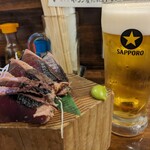 Taishuu Sakaba Bitoruman - ビール&カツオのたたき