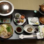 Denshou Sennen No Yado Sakan - 夕食の膳