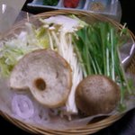 Denshou Sennen No Yado Sakan - しゃぶしゃぶ用の野菜