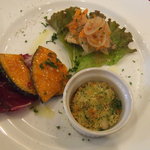 トラットリア・ピッツェリア・レ・アルカーテ - ランチBの「前菜3種盛り合わせ」