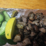 夢の海鮮菜館 - 地鶏のもも焼き(^_^)