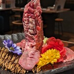 焼肉食べ放題 カルビとタン - 