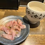 宮通り酒場 ひろや - お通しの生ハム