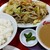 くるまやラーメン - 料理写真:もつ野菜炒め定食