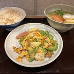沖縄料理やんばる 新宿総本店 - ゴーヤーちゃんぷるー定食