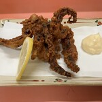 佐野らーめん 亀嘉 - ゲソ揚げ✨