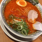 丸源ラーメン 三重大前店 - 熟成醤油 醤油とんこつ赤