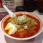 蒙古タンメン中本 - 北極野菜ラーメン野菜大盛り麺ハーフ