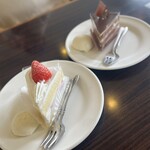 FLOUR 狭山池店 - クレームガナッシュ、ショートケーキ