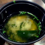 天ぷら ふそう  - 「櫻定食」味噌汁