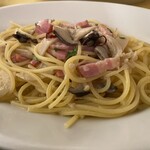 La voglia matta - スープパスタのようなペペロンチーノ味。